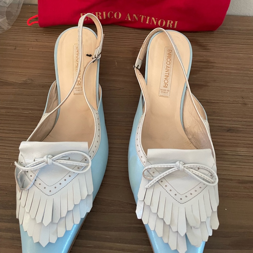 Beautiful Italian enrico antinori heels. Size 40 barely worn